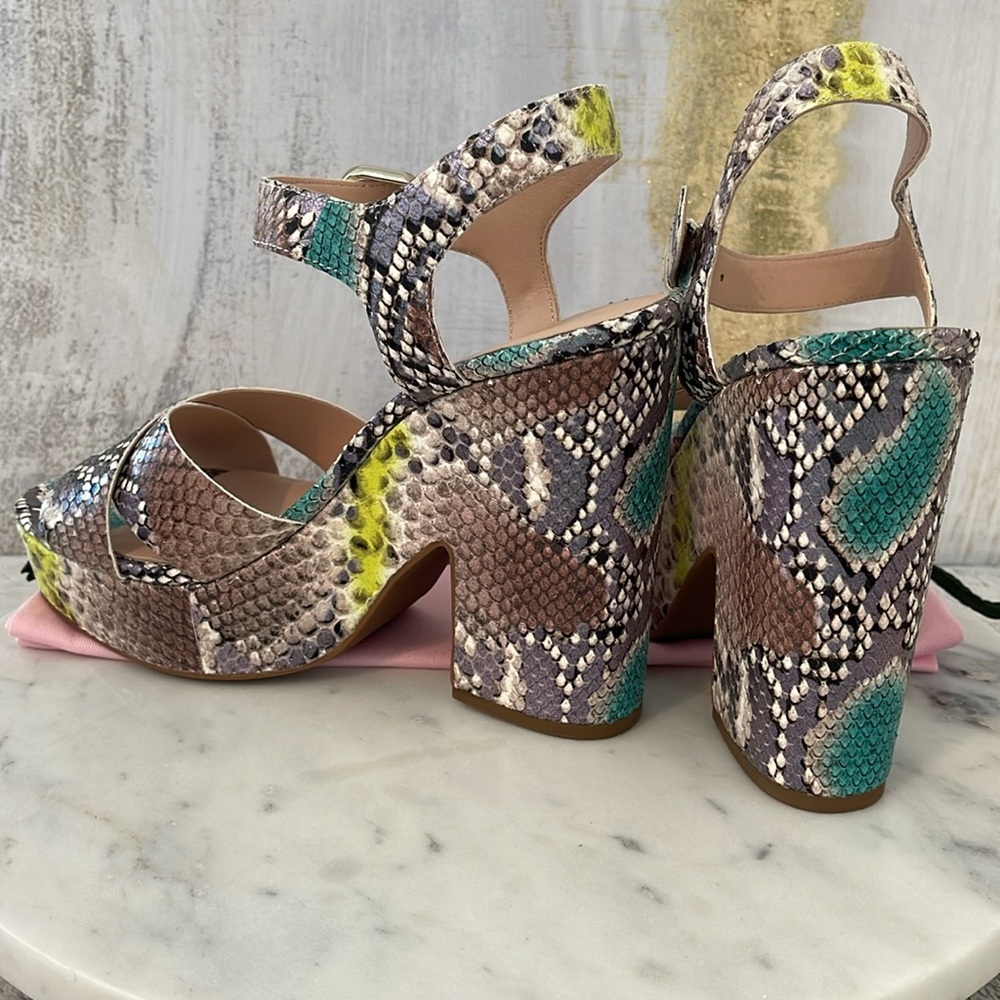 Kate Spade Grace Platform Sandals - Lemon Sorbet (8.5) 🎁😍💗 - Picture 3 of 8